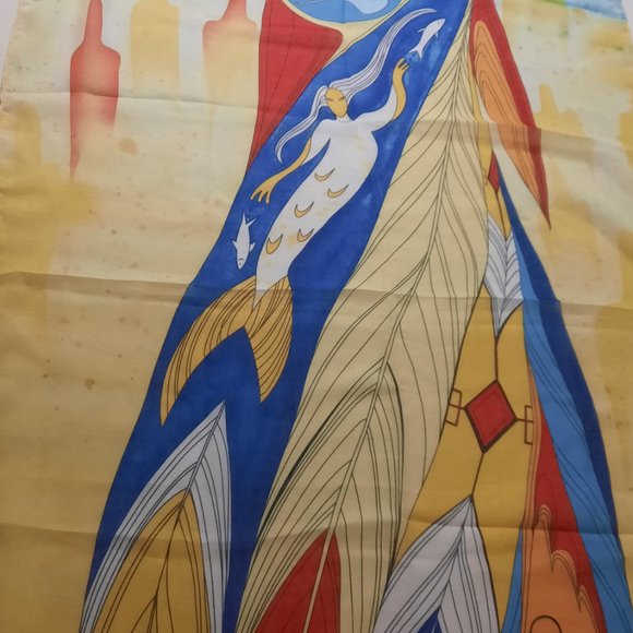 Maxine Noel - Not Forgotten -Large Wall Tapestry 26" X 69" - Picture 5 of 7